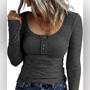 Kissfix long sleeve grey shirt